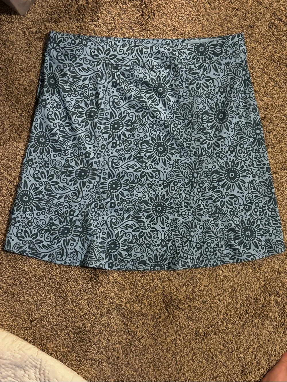 Ripskirt Hawaii Womens Blue Tropical Sea Adjustable Wrap Skirt Size Large